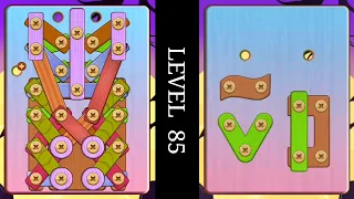 WOOD NUTS & BOLTS PUZZLE LEVEL 85 SOLVED (ANSWERS)