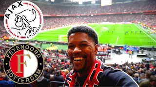 American Experiences Ajax vs Feyenoord Atmosphere! (FIRST Dutch Soccer Match)