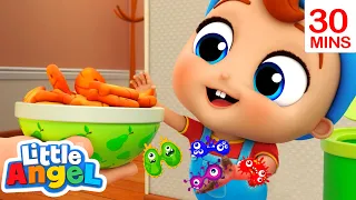 My Dirty Hands Song | Little Angel Kids Songs & Nursery Rhymes | Moonbug Kids