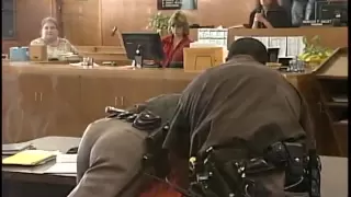 Convicted Murderer Fights Deputies At Sentencing 2010