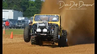 Mud Mayhem 2019 X Cut and Paddle tire Dragsters Virginia Motor Speedway