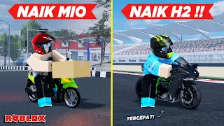 JADI KURIR PAKET NAIK MOTOR H2 LANGSUNG BALAPAN DI MANDALIKA !! ROLEPLAY RDID - Roblox Indonesia