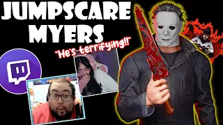 "Guys, I'm Honestly REALLY SCARED!" - Jumpscare Myers VS TTV's! | Dead By Daylight