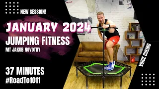 January 2024 - 37 MINUTES Session with Jakub Novotny | Jumping Fitness | Voice Cueing