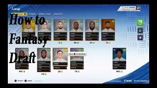 How to Fantasy Draft Madden 20