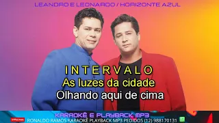 karaokê  - leandro e leonardo -  horizonte azul . acústico .