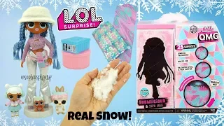 LOL Surprise OMG Dolls Snowlicious and Snow Angel Unboxing Ultra Rare Surprise Found Winter Disco