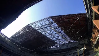 Time Lapse of Roof Closing at Globe Life Field in Arlington, Texas