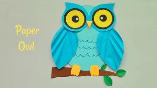 How To Make Paper Owl | Paper Owl Craft | DIY Paper Craft | Paper Owl | Diary Of Art