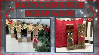 Rustic Reindeer/Scrap Wood/Inspired