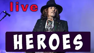 Johnny Depp with Hollywood Vampires - Heroes - live in Sofia, Bulgaria