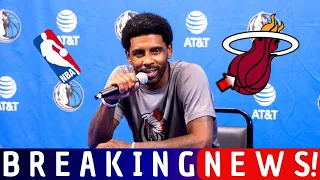 EXCHANGE CONFIRMED! KYRIE IRVING ANNOUNCED AT MIAMI HEAT! TRADE SHOCKS THE NBA! MIAMI HEAT NEWS!