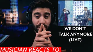 Musician Reacts To Jungkook & Charlie Puth - WE DON'T TALK ANYMORE Live