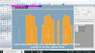 Richpeace Garment CAD V10.0--Select Tool
