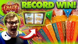 50X CRAZY TIME! BIGGEST WIN YET! Live Casino Games