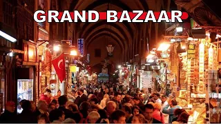 Istanbul Grand Bazaar Walking Tour 6 November 2021|4k UHD