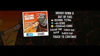 Hill Climb Racing Dragster  + Volcano 7270 WR