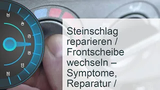 Steinschlag reparieren / Frontscheibe defekt - Aufwand & Kosten