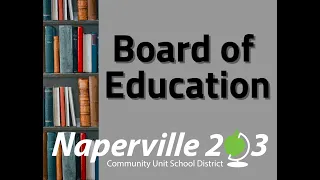 Naperville 203 Board Meeting 9/20/2021