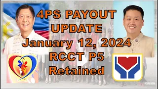 January 12, 2024 4PS PAYOUT UPDATE, RCCT & RETAINED