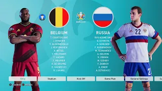 UEFA EURO 2020: Belgium vs Russia - eFootball PES 2021 (PS5 4K 60FPS)