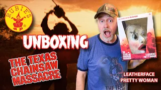 Texas Chainsaw Massacre Mask Unboxing | Rubies Leatherface Pretty Woman Mask