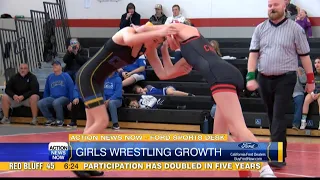 High school girls wrestling growing in popularity across NorCal