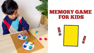 Memory Game for 3 years old | Brain boosting activity | Fun toddler game