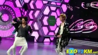 【FANCAM】120703 EXO HAPPY CAMP TWO MOONS