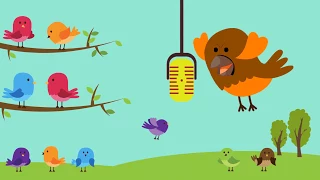 Ptasie Radio - Julian Tuwim - Animowane Wierszyki Dla Dzieci