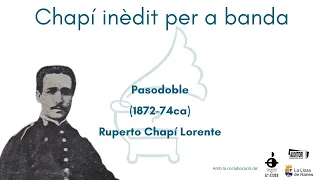 En clau de vents - PASODOBLE (1872-74ca) - Ruperto Chapí Lorente (1851-1909)