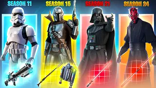 Evolution of All STAR WARS Bosses, Henchmen & Mythic Weapons in Fortnite (2019 - 2023)