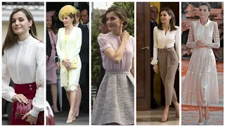 Queen Letizia dresses collection 2023 | Latest and unique Queen Letizia dresses Style 2023