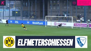 Elfmeterdrama nach Blitzcomeback | Borussia Dortmund U19 - VfL Bochum U19 (Westfalenpokal)