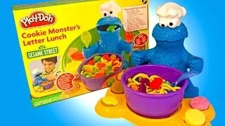 DibusYmas Play Doh Cookie monster Sesame Street playdough playset monstruo galletas