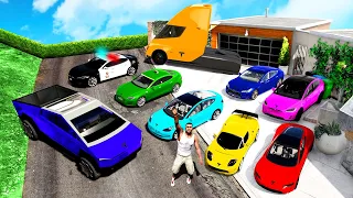 Collecting RARE TESLA CARS in GTA 5!