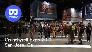 [VR 180] Crunchyroll Expo 2019 Show Floor - Crossing