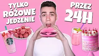 JEM TYLKO RÓŻOWE JEDZENIE PRZEZ 24H! 🍨🍧