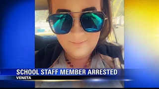 School staff member arrested