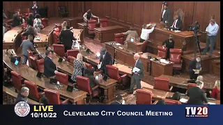 Cleveland City Council Meeting, October 10, 2022