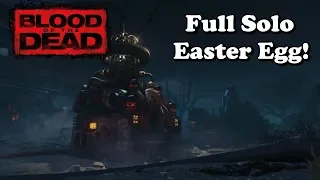 Blood of The Dead Full Solo Easter Egg! - No Commentary (Bad Luck)