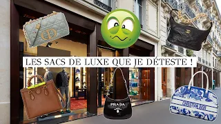 ANTI HAUL : LES SACS DE LUXE QUE JE DÉTESTE TENDANCE EN 2022 ! DIOR, CHANEL, GUCCI, PRADA, ...