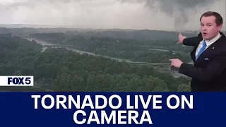 Tornado in Gaithersburg caught LIVE on FOX 5