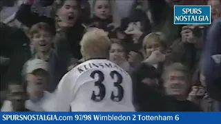 1997/98 Wimbledon 2 Tottenham 6 (Klinsmann 4)