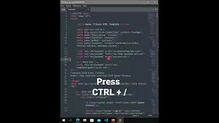 comment multiple lines of code Sublime text, vscode