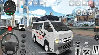 Minibus Simulator Vietnam - Toyota Hiace Driving! - Bus Game Android Gameplay