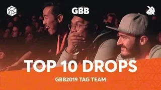 TOP 10 DROPS 😱 Grand Beatbox Battle Tag Team 2019