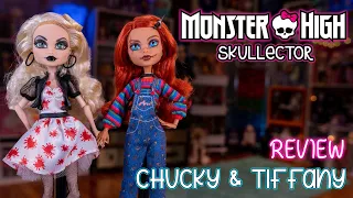 Monster High Skullector Chucky & Tiffany Doll Review!