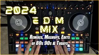 Best EDM Music Mix 2024 [Remixes, Mashups, Edits of Popular Songs] 80s, 90s, & Todays [Live Version]