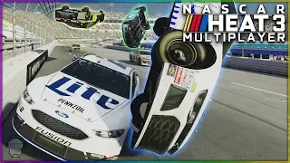 Online Racing Is Just Battle Royale with Cars | Multiplayer | NASCAR Heat 3